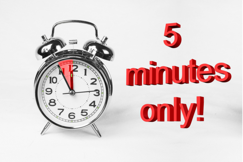 Aprender inglés en cinco minutos