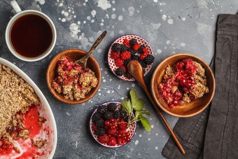 Postres ingleses Crumble