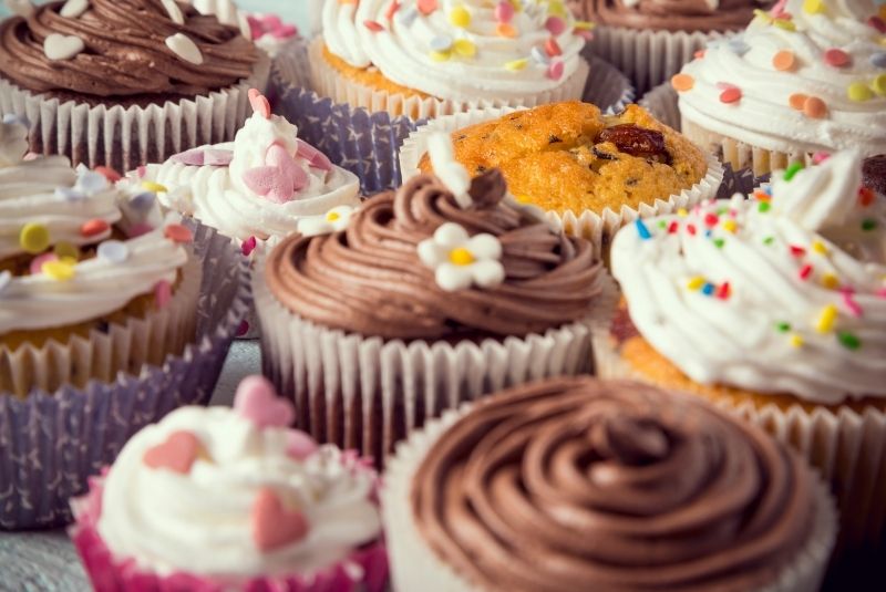 Postres ingleses Fairy Cakes