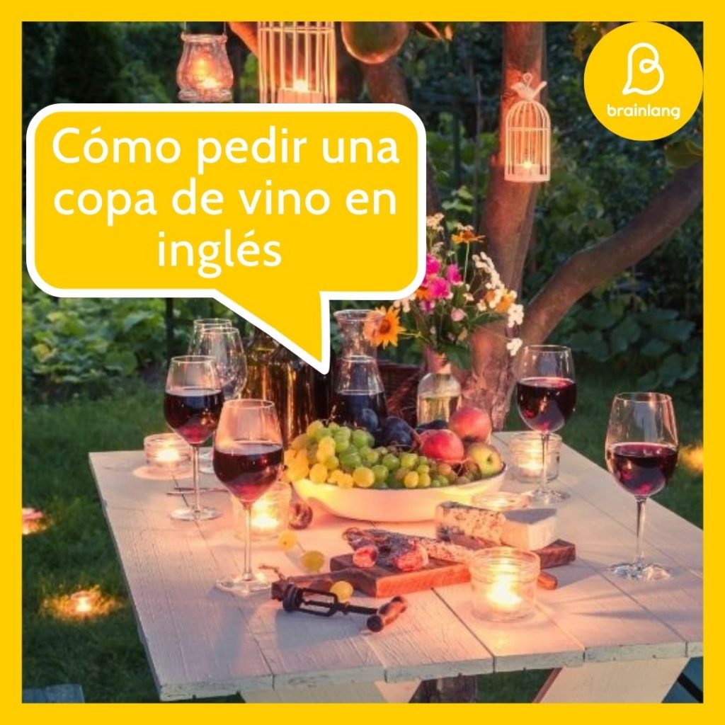 Cómo pedir una copa de vino en inglés