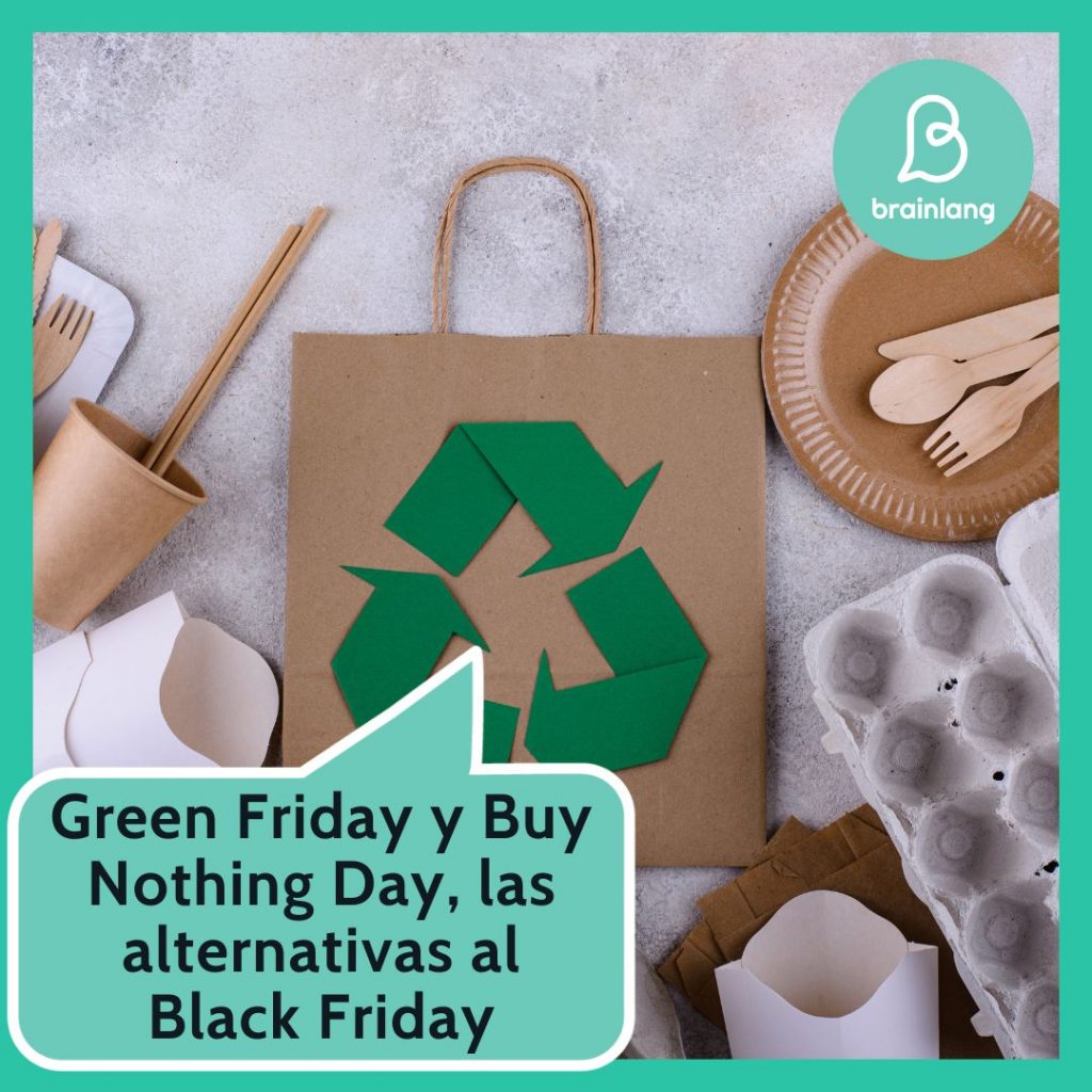 Green Friday y Buy Nothing Day, las alternativas al Black Friday